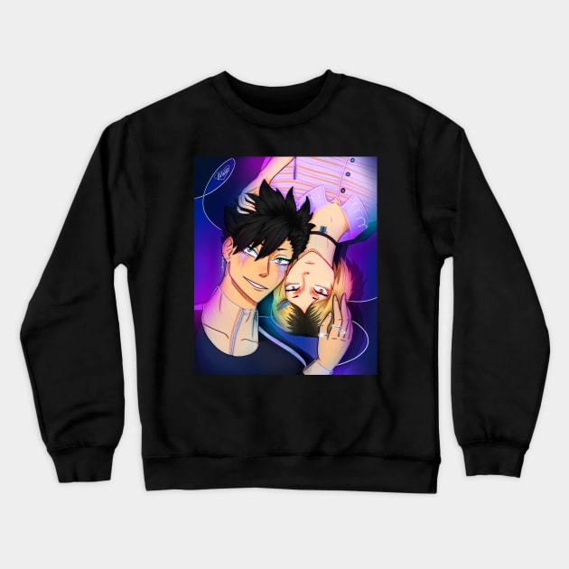 Euphoria x Kuroo and Kenma Crewneck Sweatshirt by gotosleeparwen